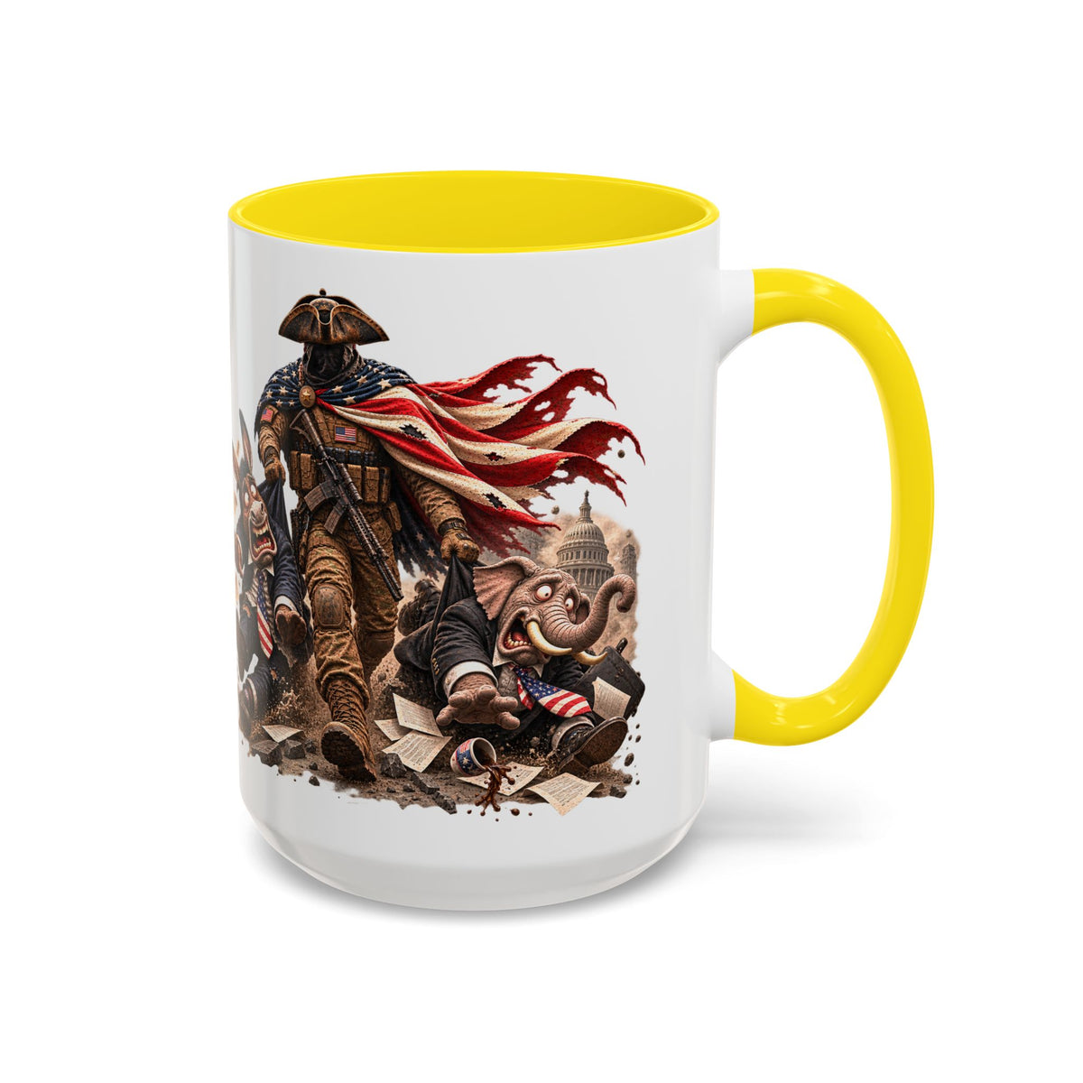 Lieutenant Patriot Political Satire 15oz Coffee Mug