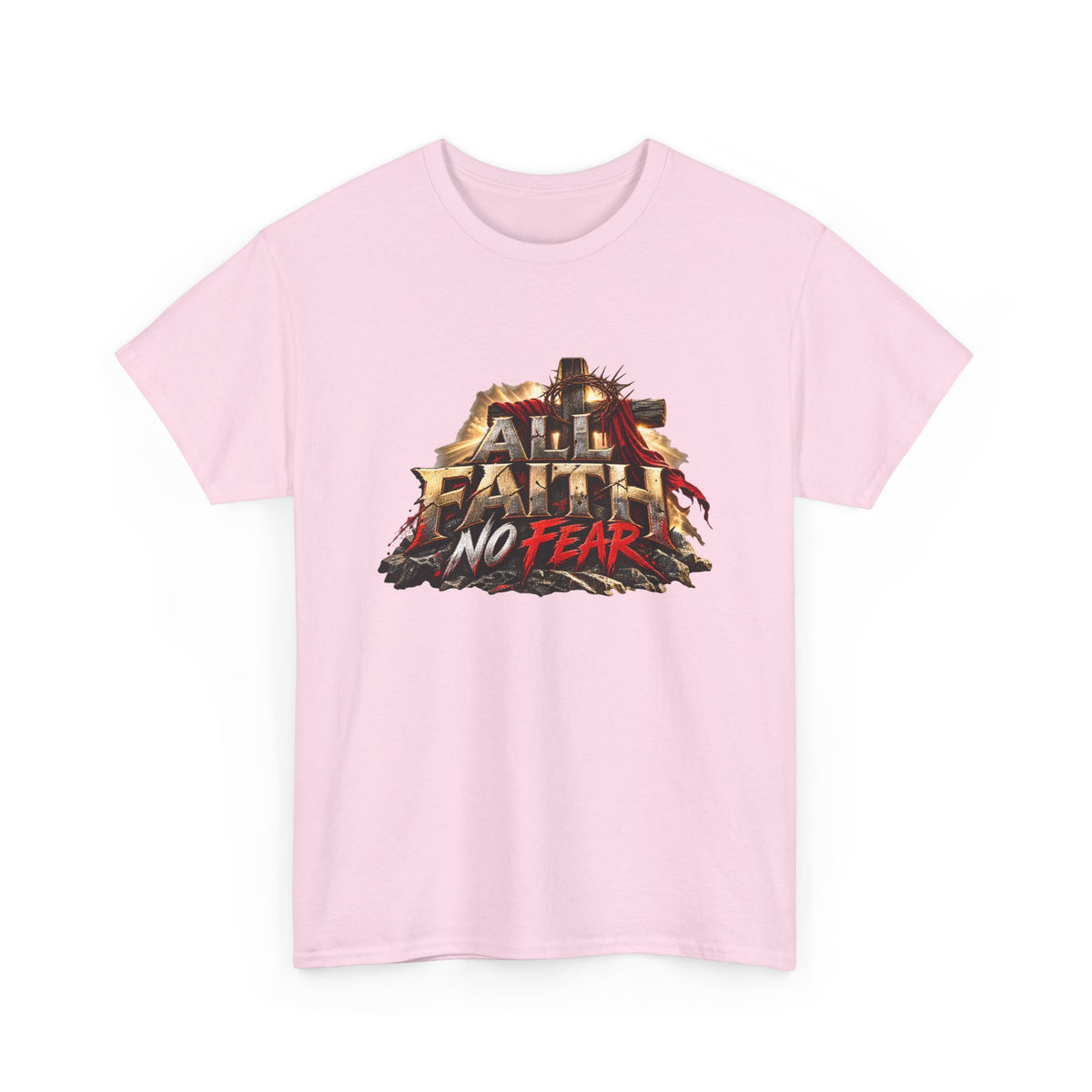 Faith No Fear Christian Graphic T-Shirt