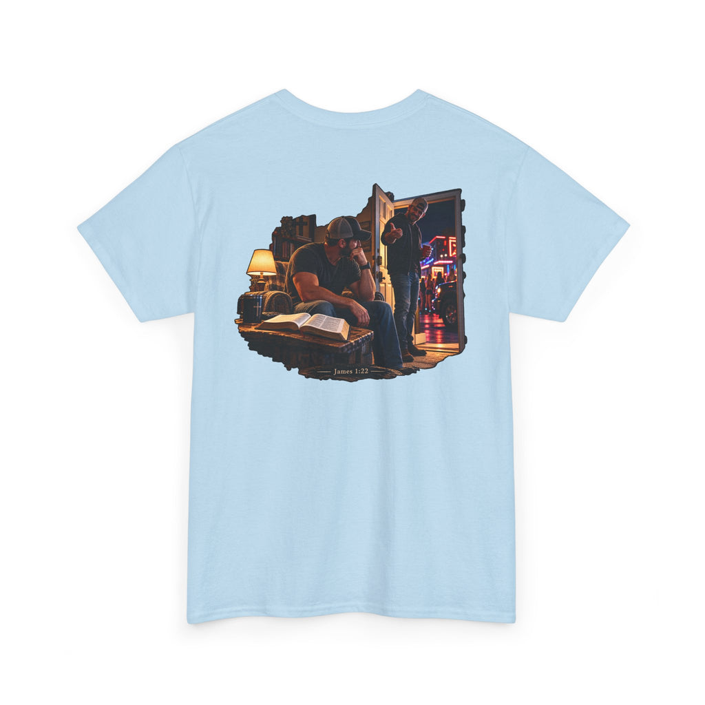 Faith at the Crossroads Christian Graphic T-Shirt