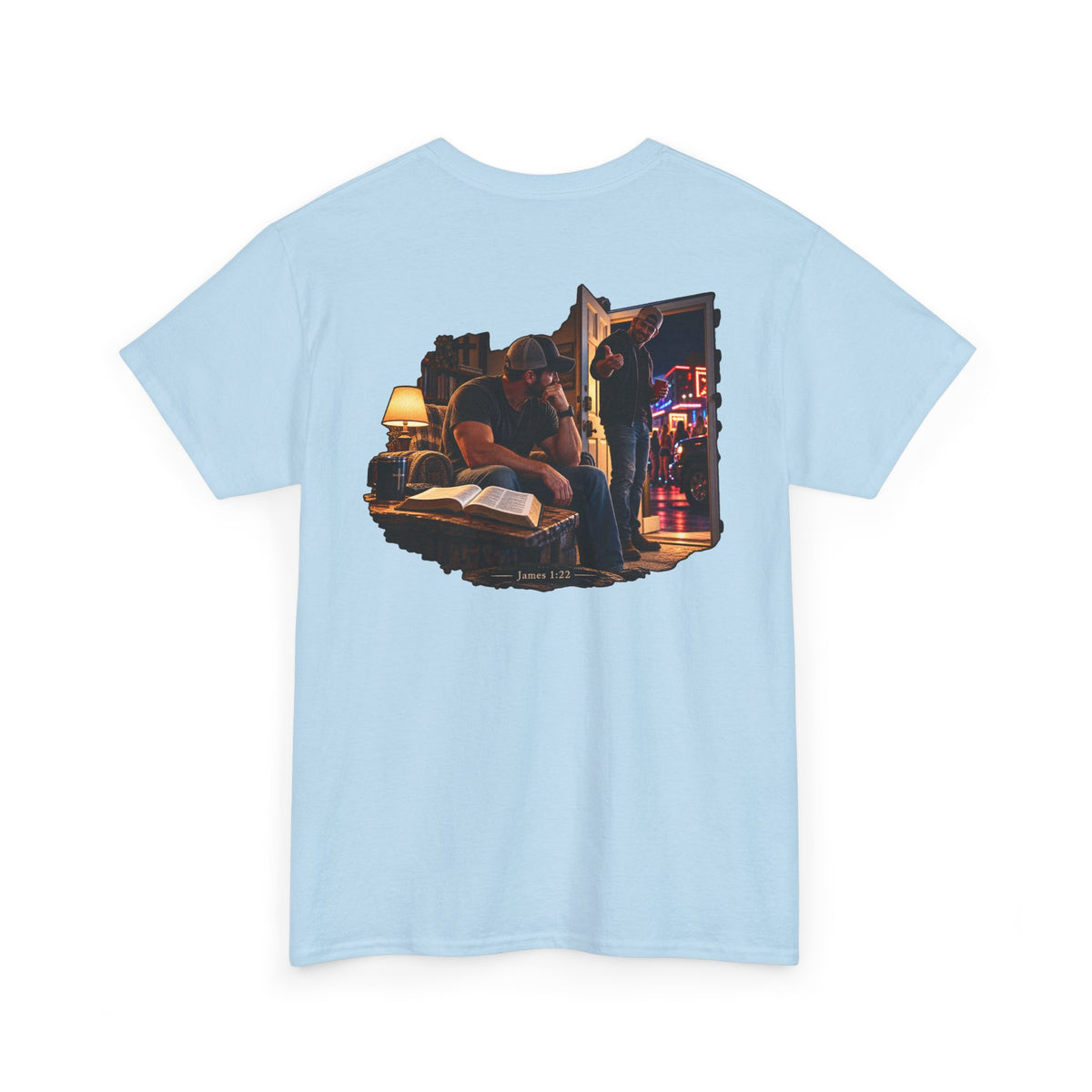 Faith at the Crossroads Christian Graphic T-Shirt
