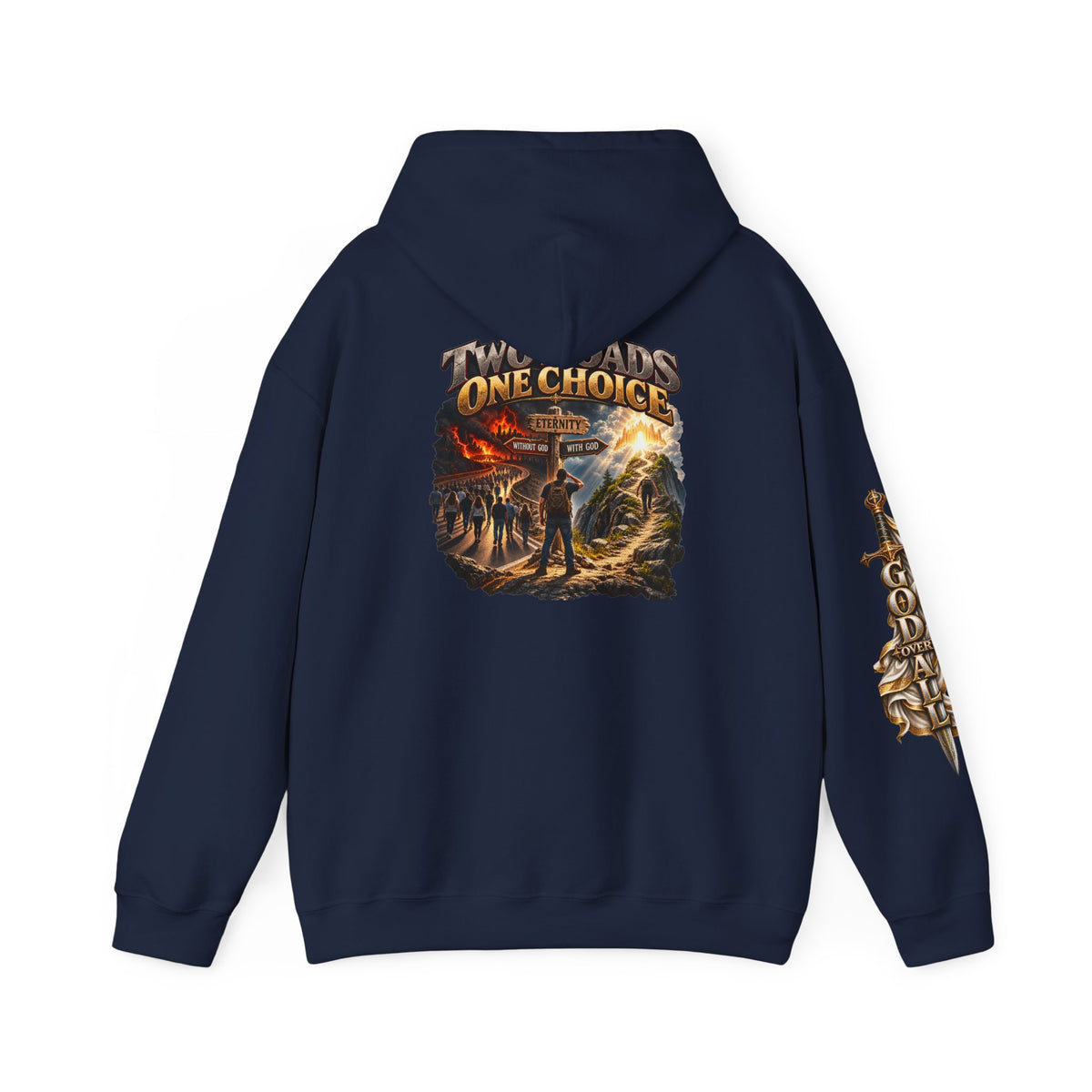 Hoodie - "The Devil and The One Choice" Graphic Pullover