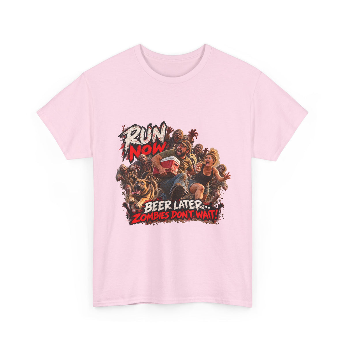 Run Now, Beer Later Zombie Run T-Shirt