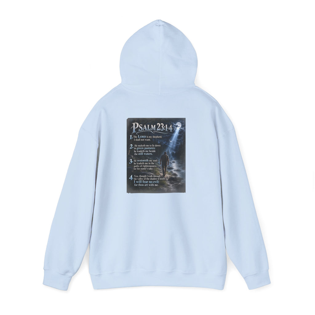 Psalm 23:1–4 Moonlit Scripture Hoodie