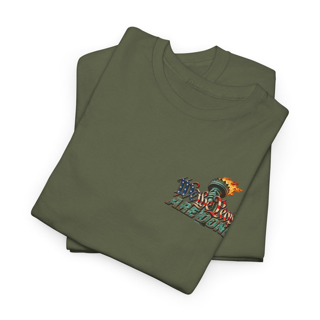 We the People Are Done — Seated Patriot Political Satire T-Shirt
