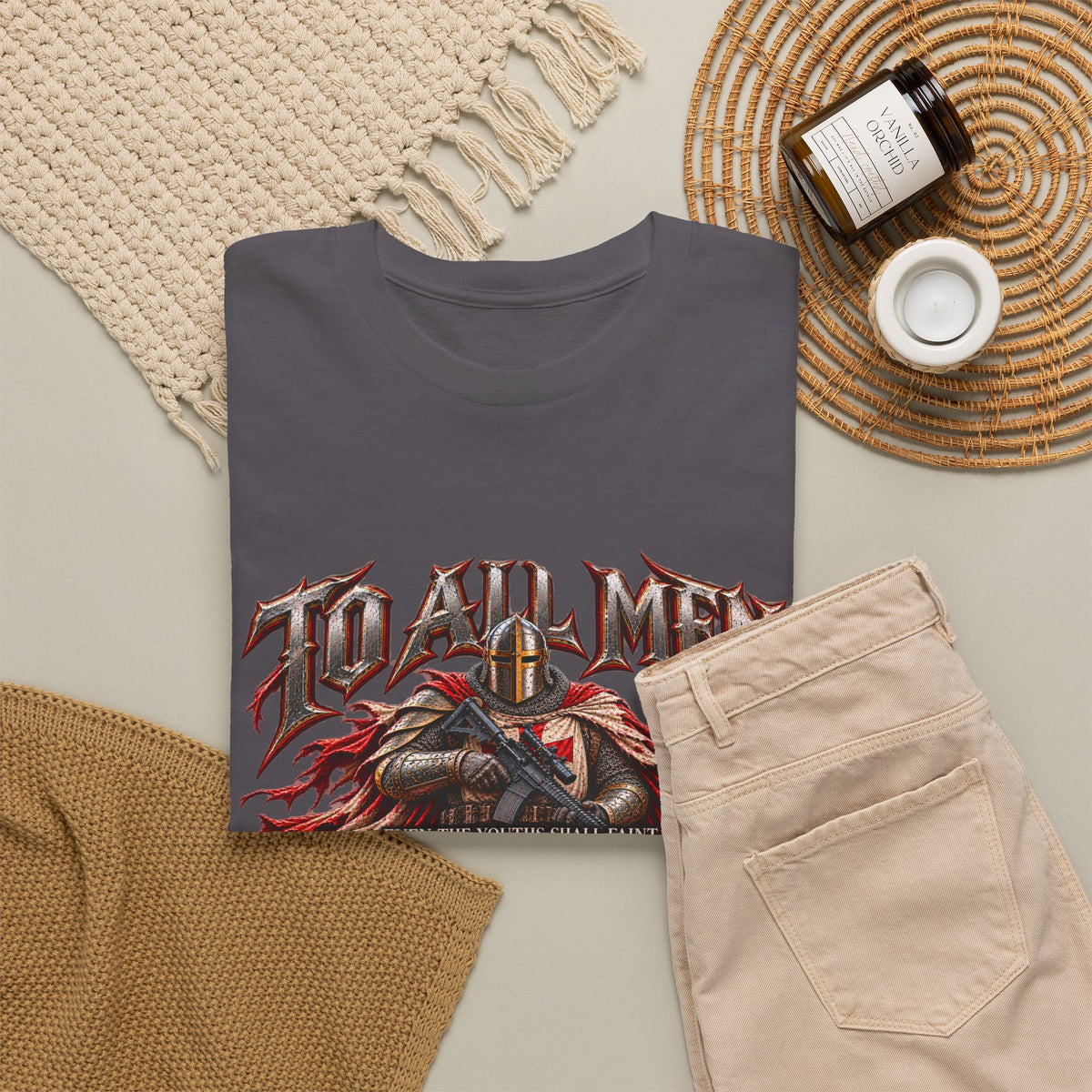 To All Men — Isaiah 40 Christian Warrior T-Shirt