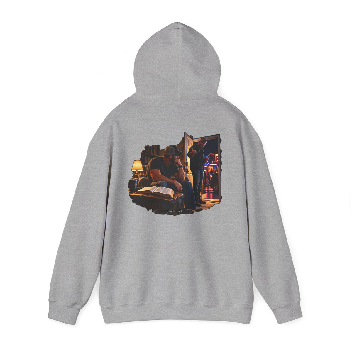 Faith at the Crossroads Christian Graphic Hoodie