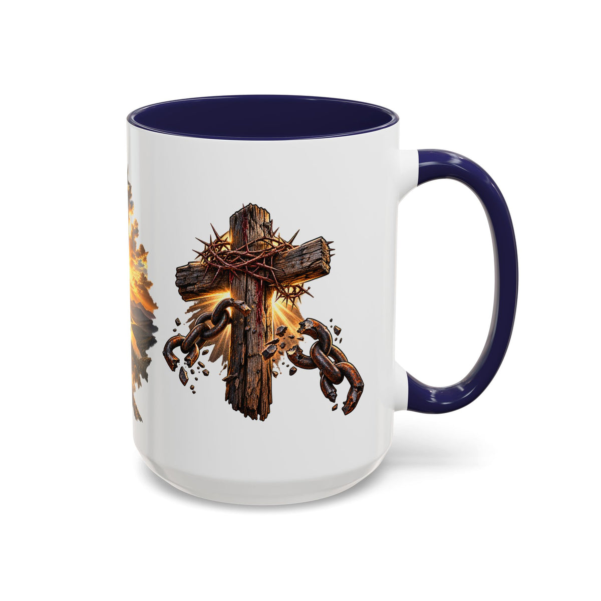 “I Will Not Be Afraid” Christian Cross Coffee Mug