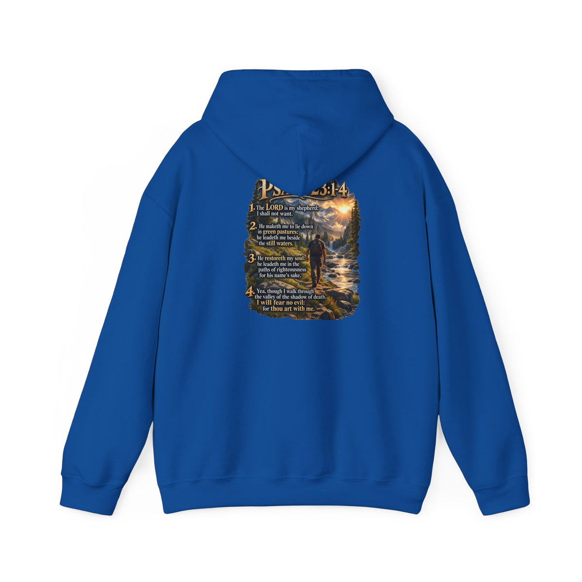 Christian Cross Scripture Hoodie