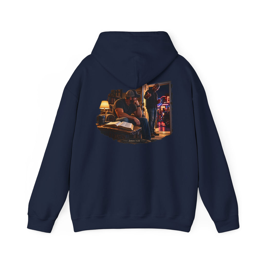 Faith at the Crossroads Christian Graphic Hoodie