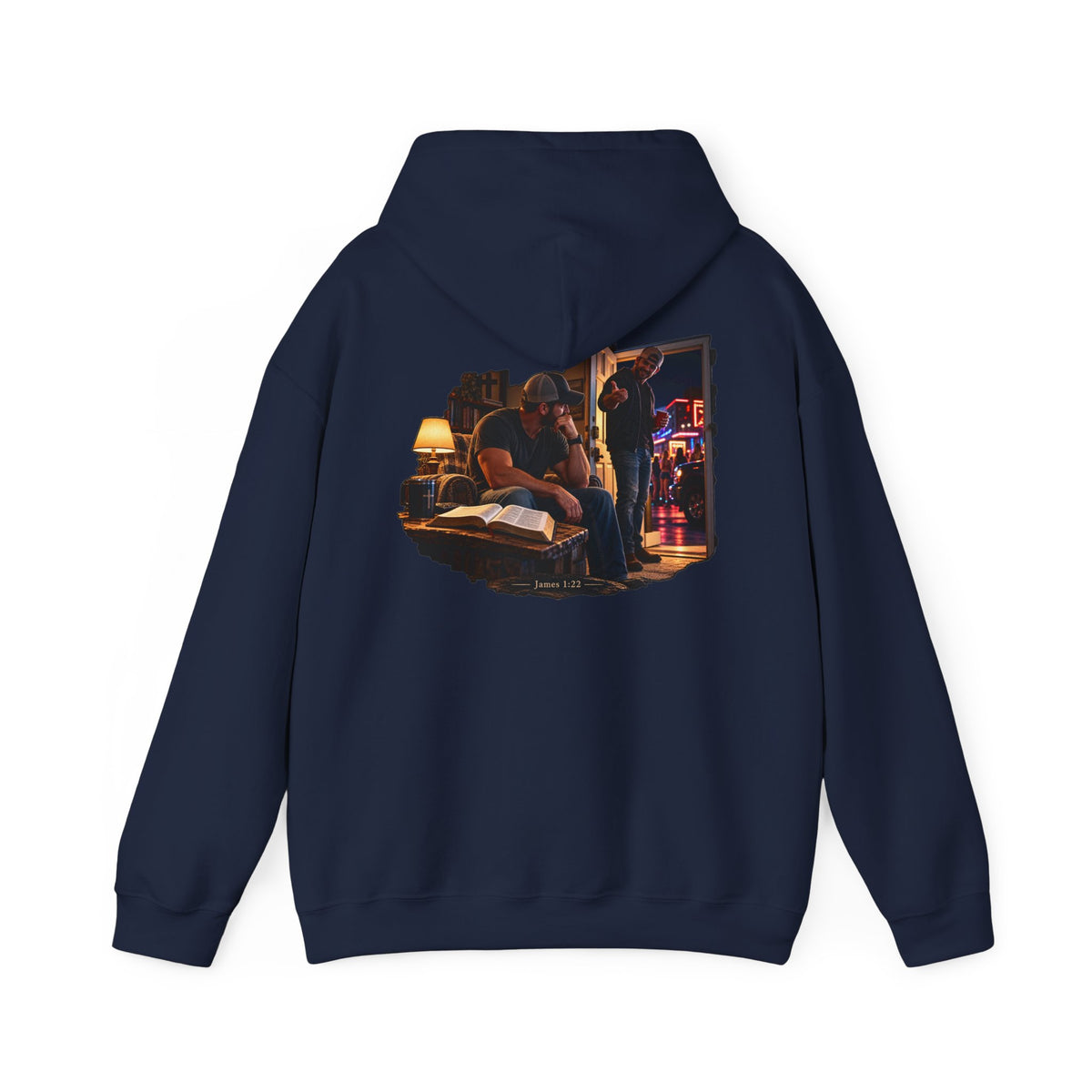Faith at the Crossroads Christian Graphic Hoodie