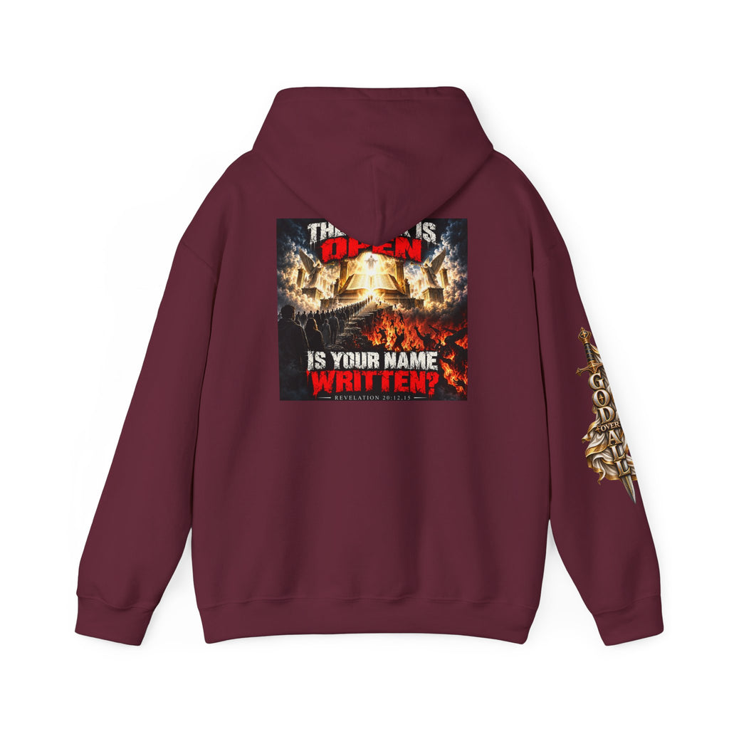 Christian Metal Hoodie - "One God, One Salvation" Graphic Pullover