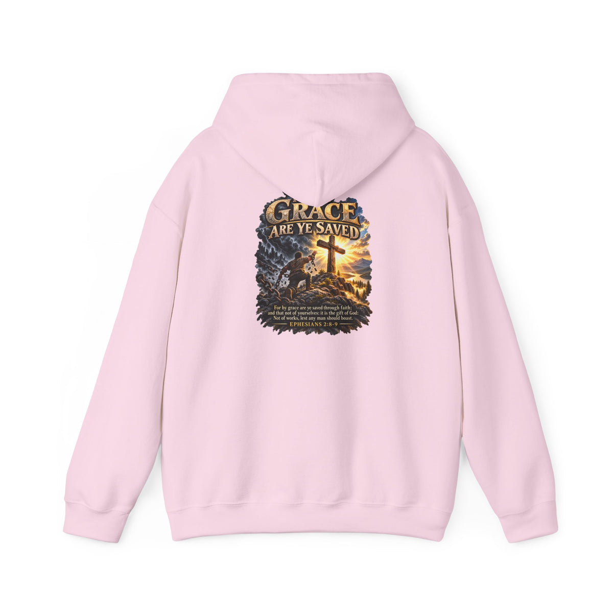 Saved by Grace — Ephesians 2:8–9 Christian Hoodie
