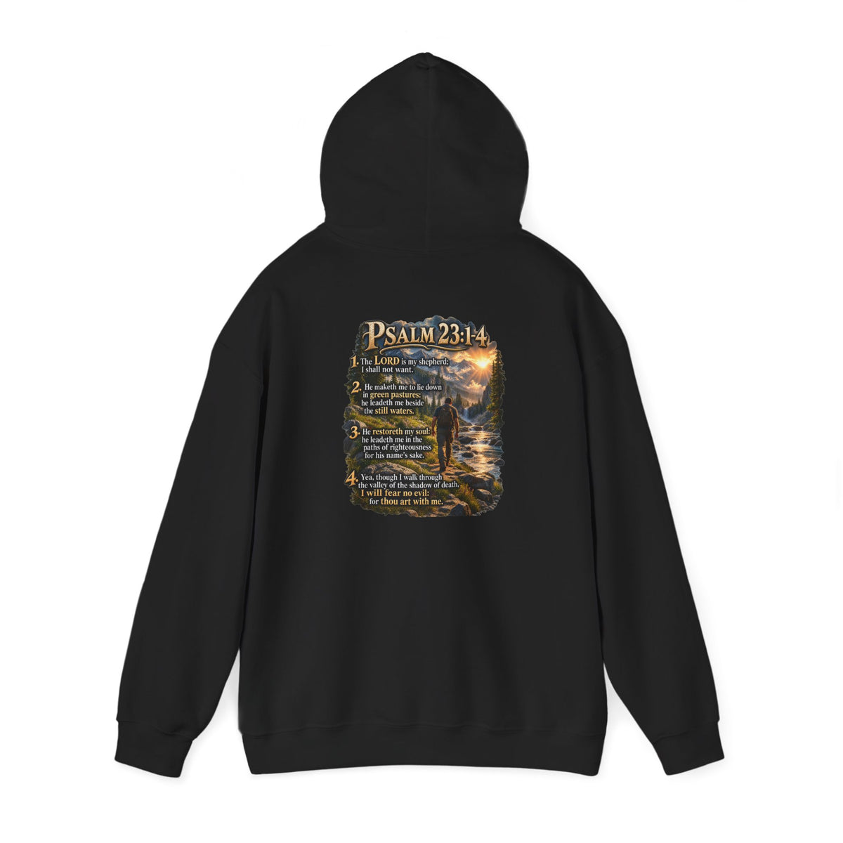 Christian Cross Scripture Hoodie