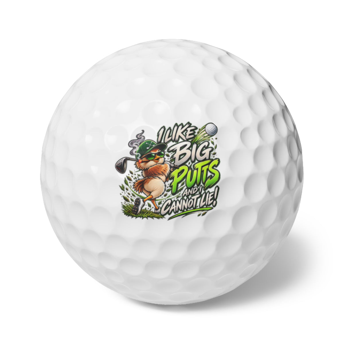 Golf Balls, 6pcs