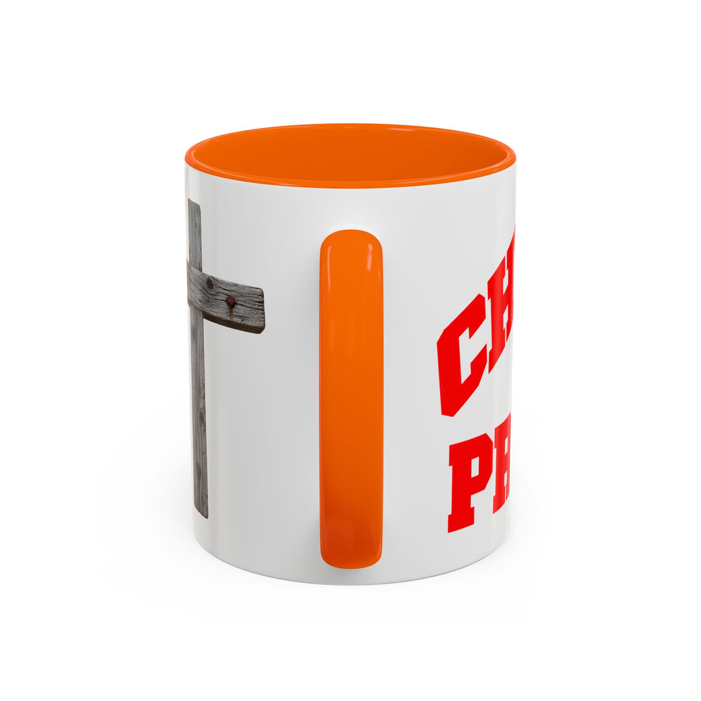 Christian “Christian in Progress” Cross Coffee Mug