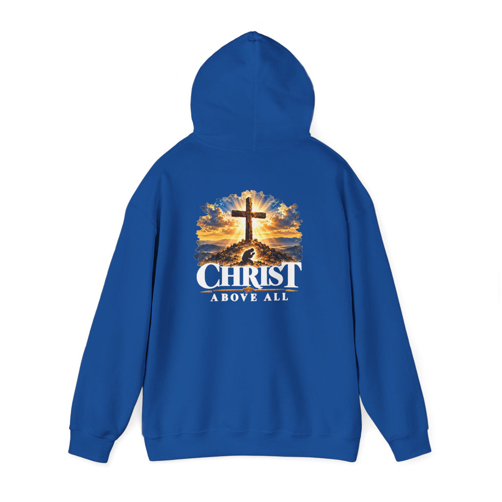 Christian Cross Sunset Faith Hoodie