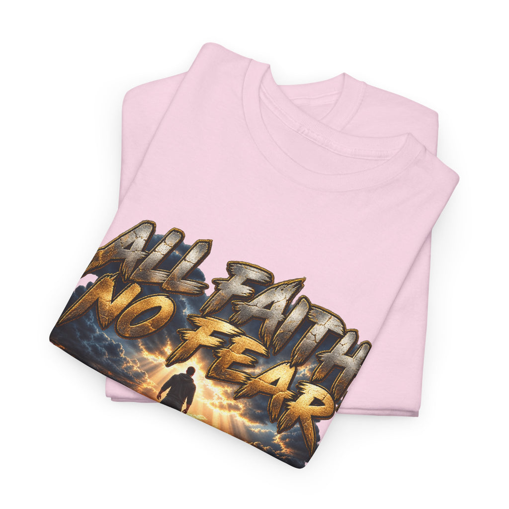 Faith No Fear Inspirational Graphic T-Shirt