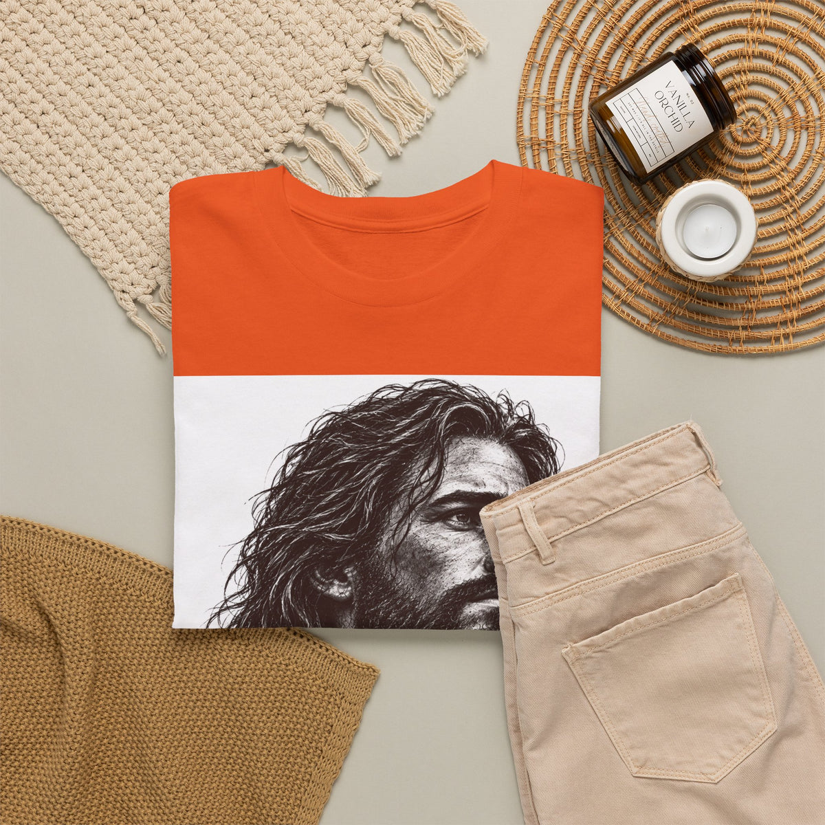Jesus Portrait T-Shirt – Christian Faith Shirt