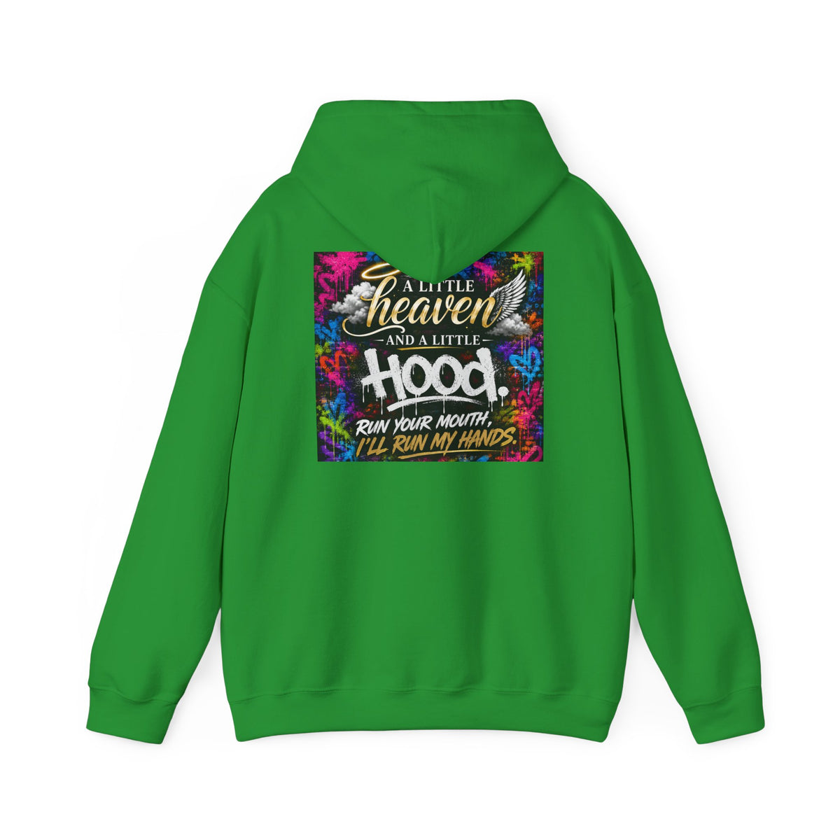 Christian in Progress hoodie | Faith graphic sweatshirt, colorful back print