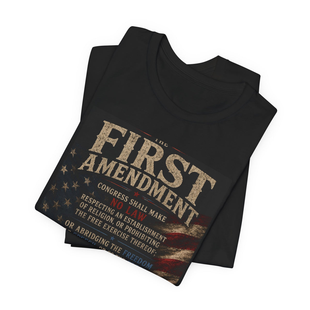 First Amendment Text Tee | Patriotic Constitution Shirt