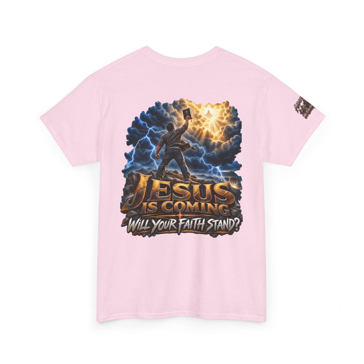 Jesus Is Coming T-Shirt — "Will Your Faith Stand?" Christian Faith Graphic Tee