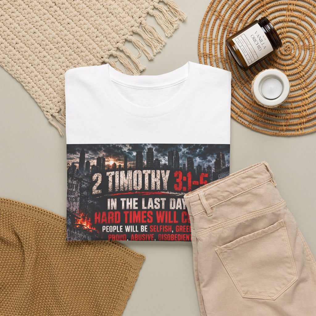 2 Timothy 3:1-5 Christian Faith T-Shirt