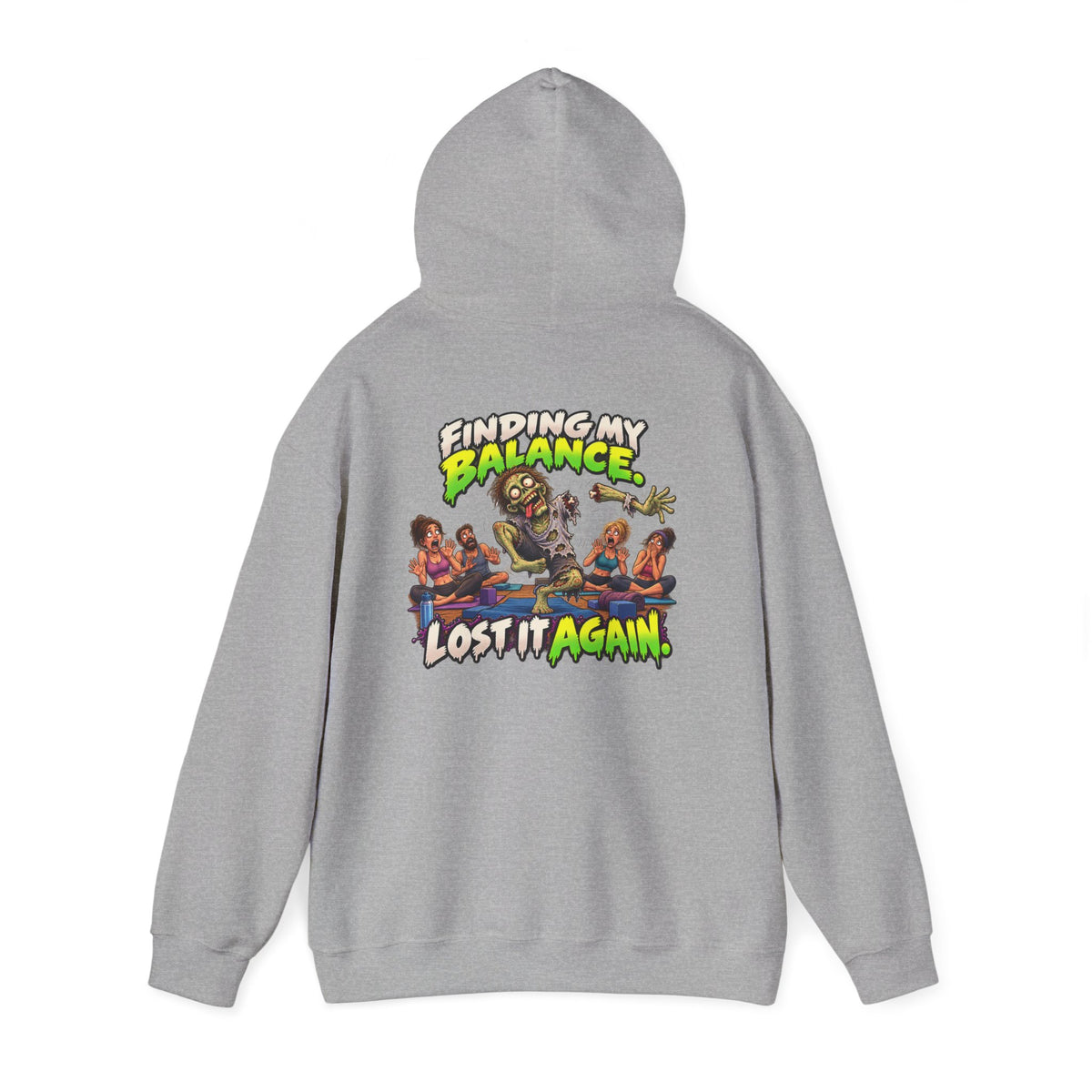 Finding My Balance — Officially Undead Zombie Hoodie