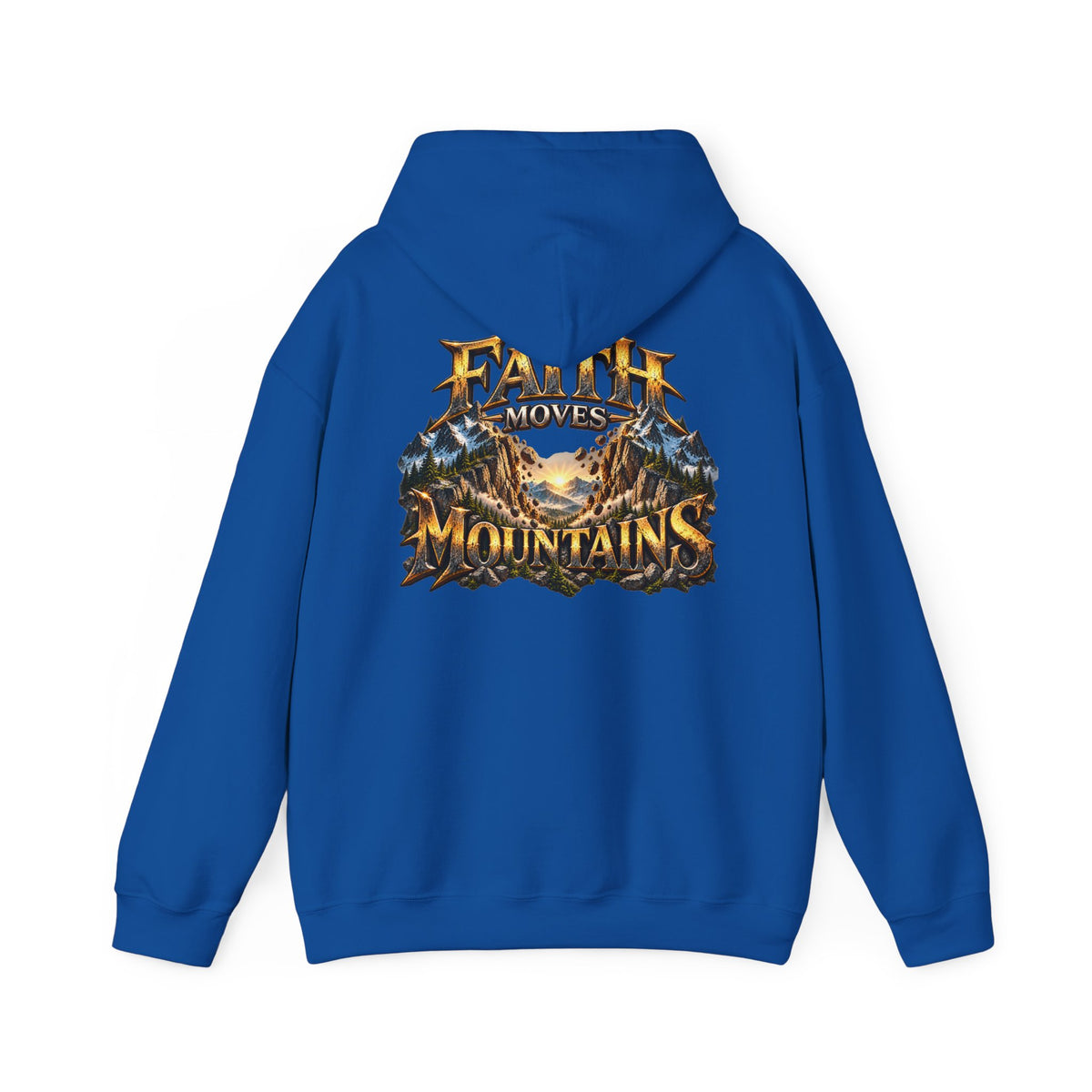 Faith Moves Mountains No Fear Hoodie