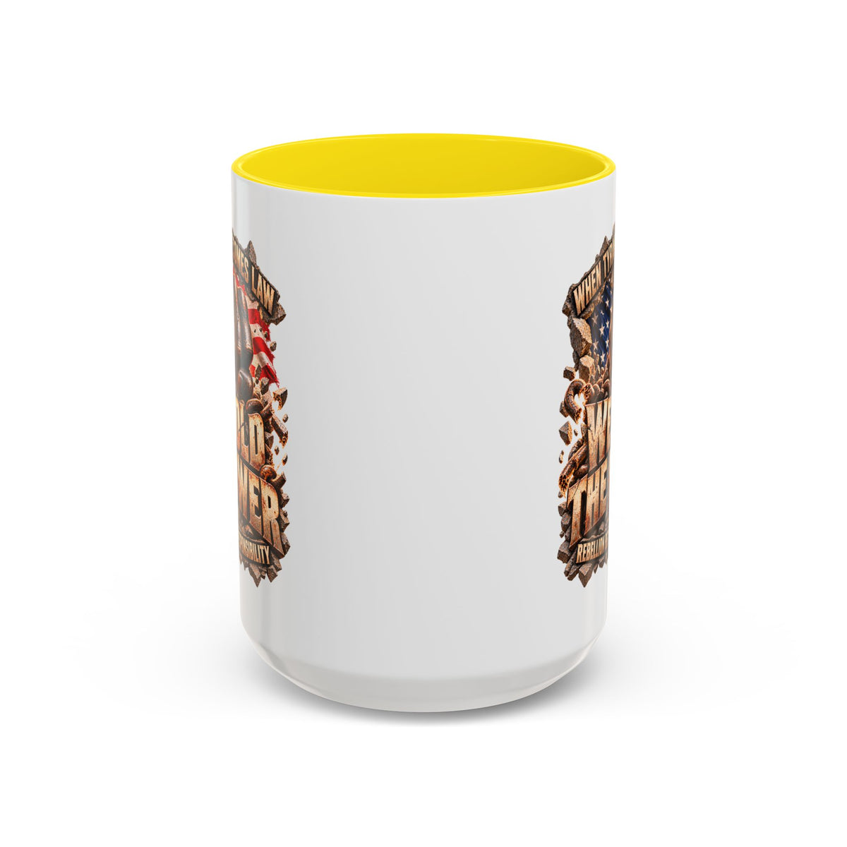 We Hold the Power Coffee Mug – When Tyranny Becomes Law Design