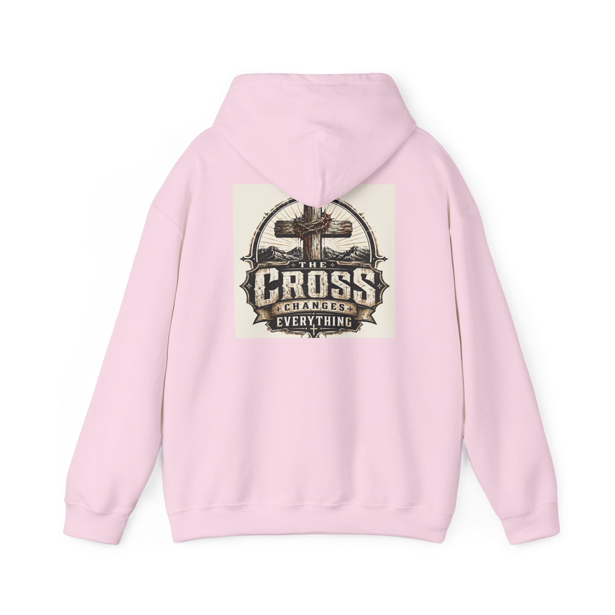 Christian In Progress Hoodie | Cross Changes Everything Christian Hoodie