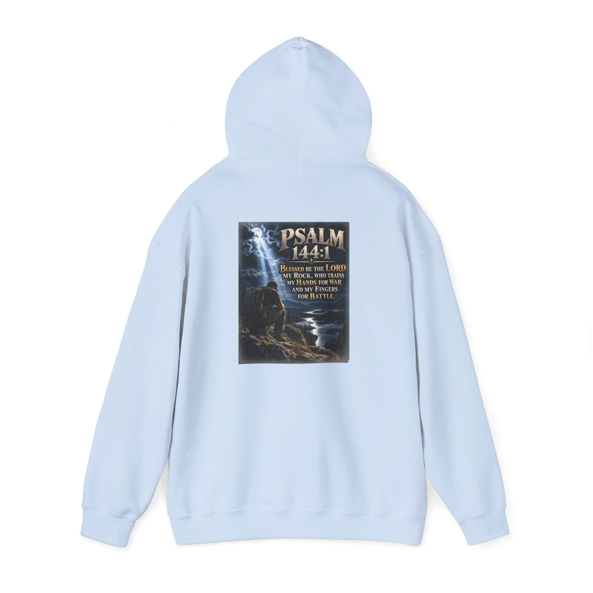 Psalm 144:1 Christian Scripture Hoodie