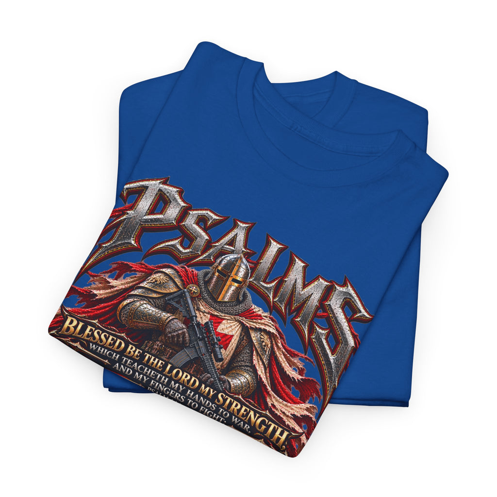 Psalm 144 Christian Warrior T-Shirt