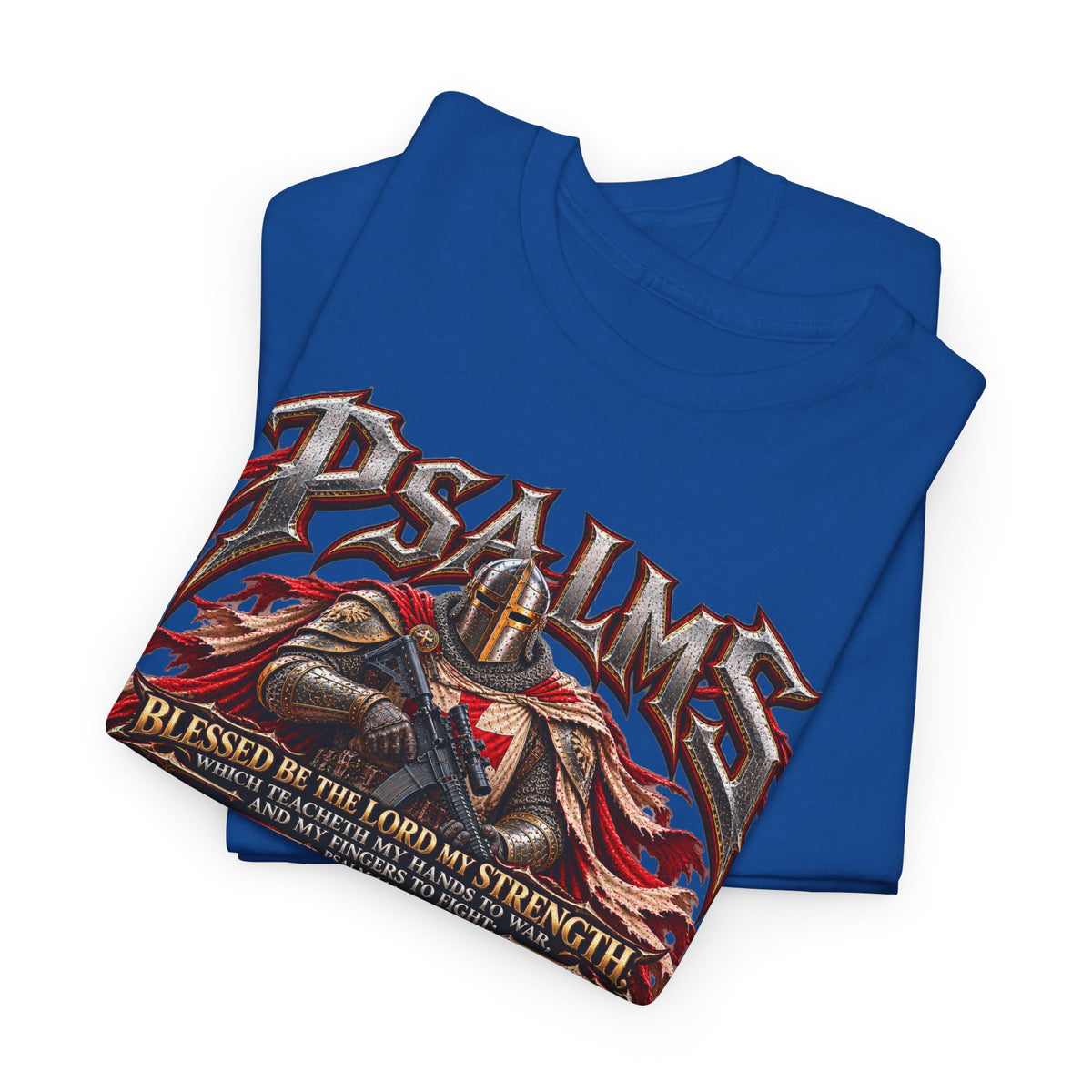 Psalm 144 Christian Warrior T-Shirt