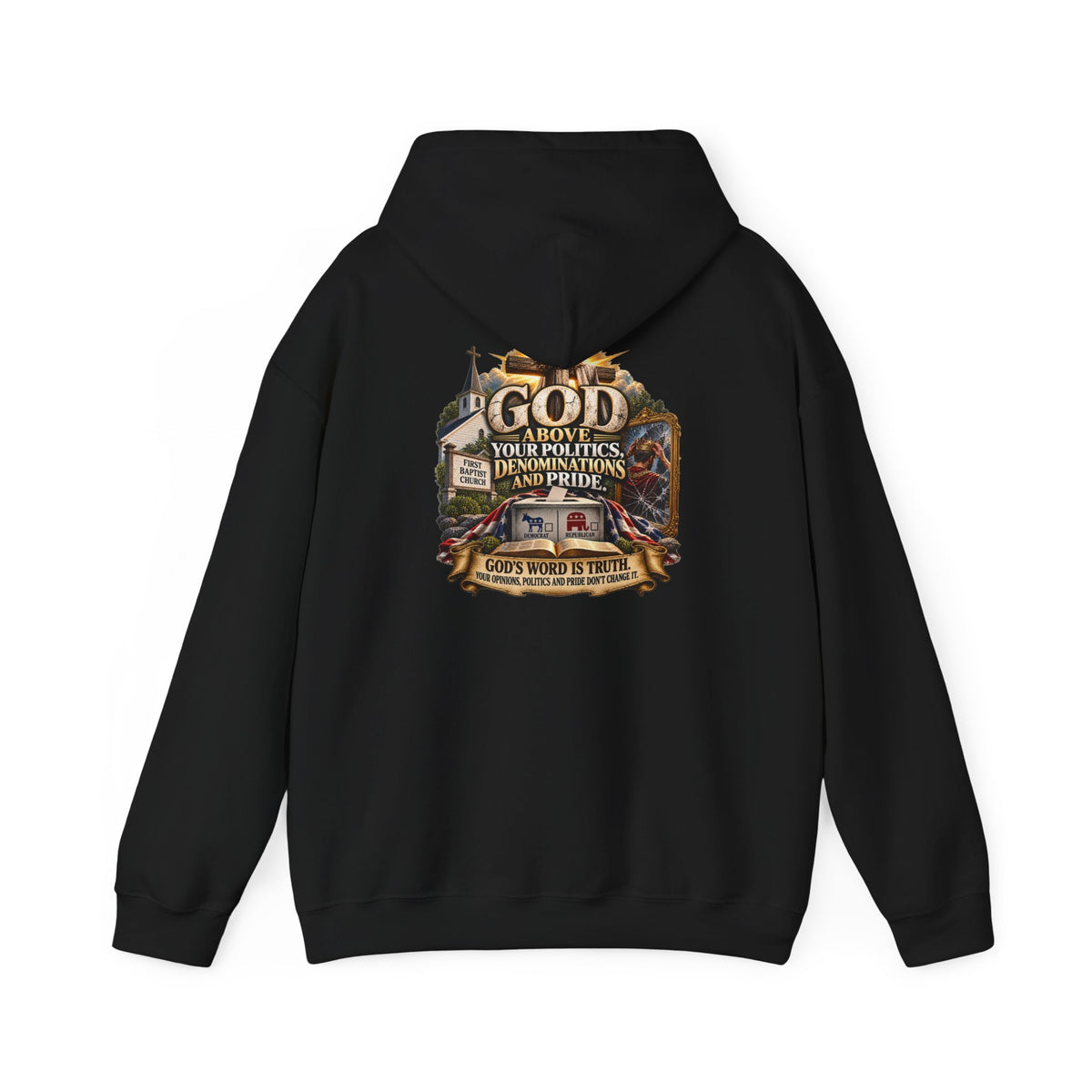 We Follow Jesus Christian Faith Hoodie