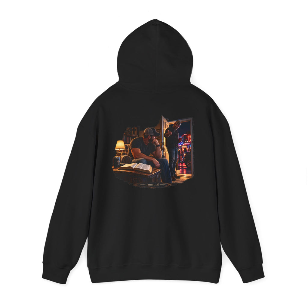 Faith at the Crossroads Christian Graphic Hoodie