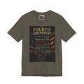 Fourth Amendment text tee | Constitution rights shirt, patriotic flag design