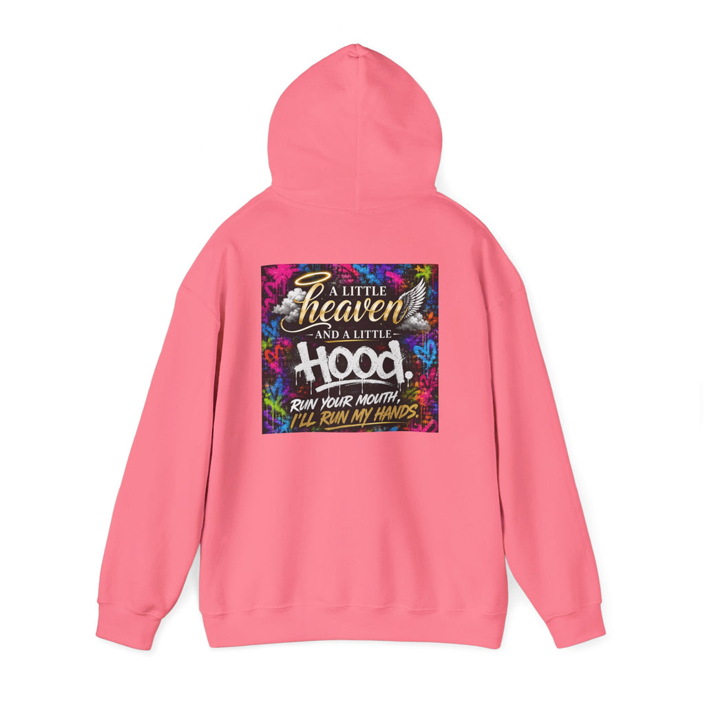 Christian in Progress hoodie | Faith graphic sweatshirt, colorful back print