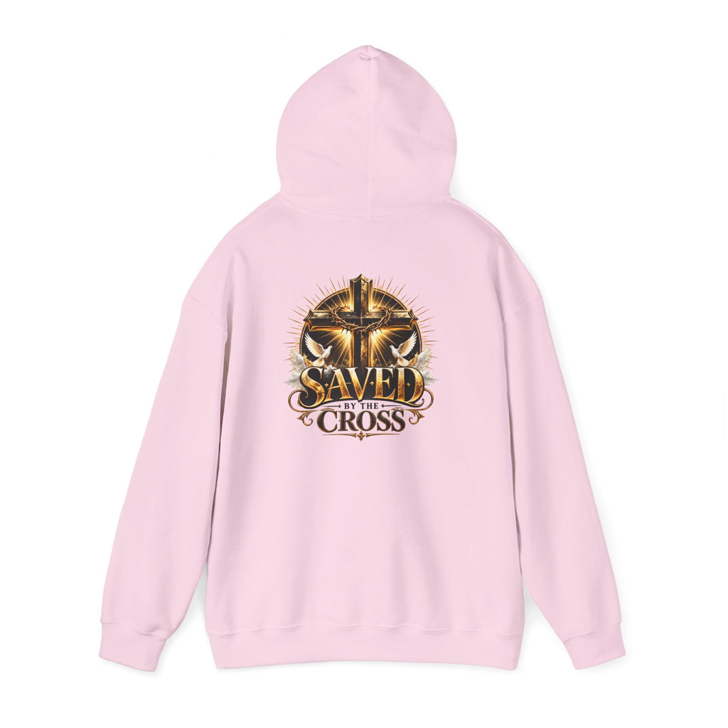 Faith Over Fear Christian Hoodie – Faithful Savior Cross Design