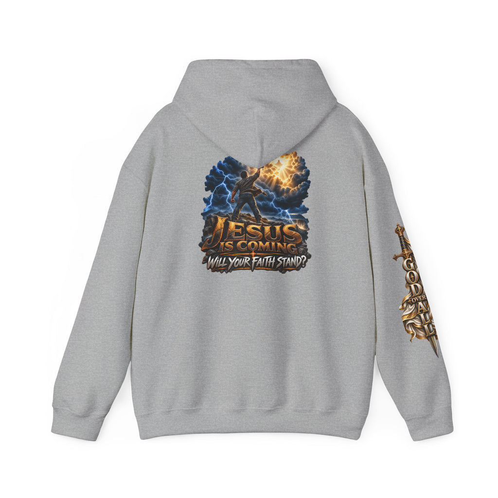 Jesus Is Coming Hoodie — Faith Revival Graphic Pullover