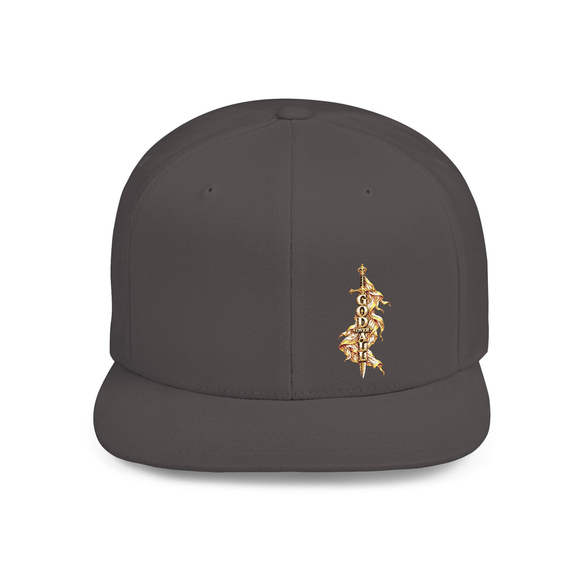 Gold Floral Snapback Hat