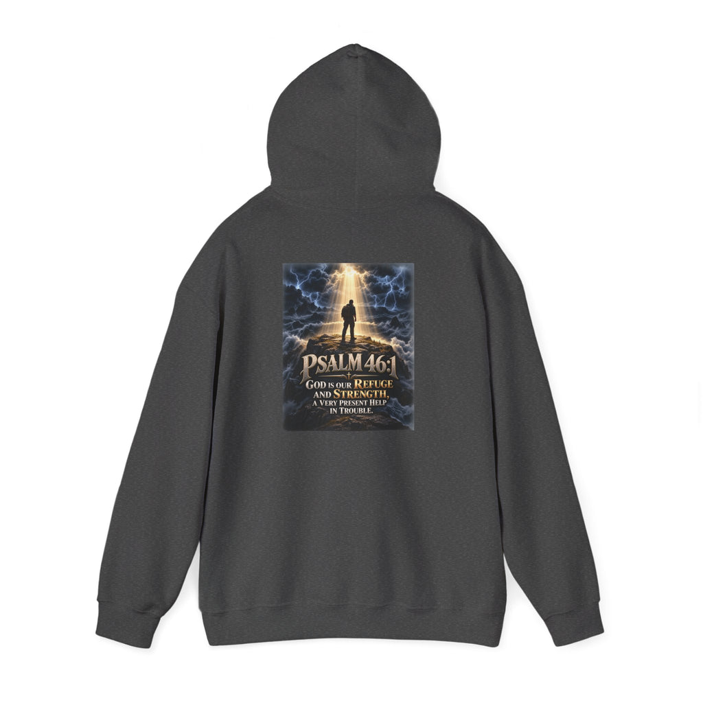 Psalm 46:1 Christian Bible Verse Hoodie
