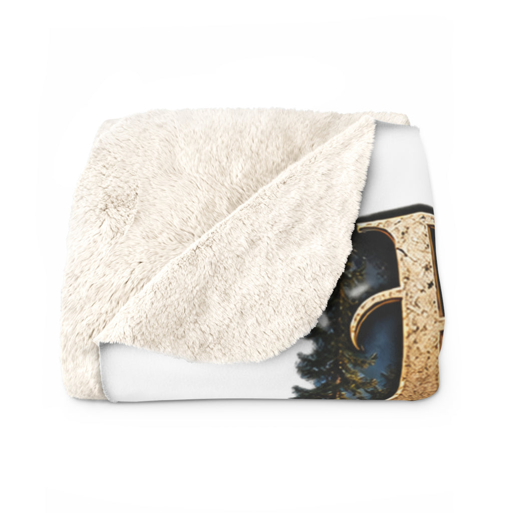 Psalm 23:1-4 Sherpa Fleece Blanket – Christian Scripture Gift