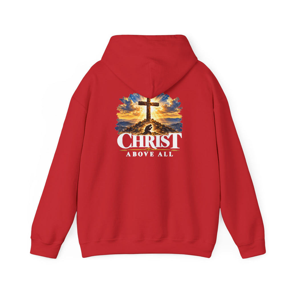 Christian Cross Sunset Faith Hoodie