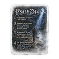 Psalm 23:1–4 Sherpa Fleece Blanket – Moonlit Shepherd Scripture Design