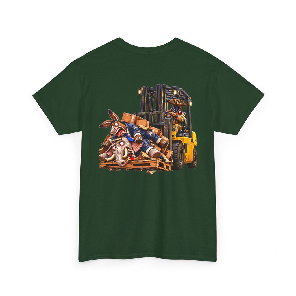 We the People Are Done — Forklift Political Satire T-Shirt