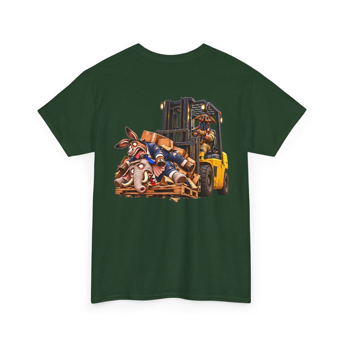 We the People Are Done — Forklift Political Satire T-Shirt