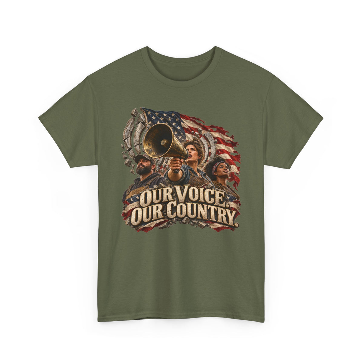 Our Voice Our Country Patriotic T-Shirt