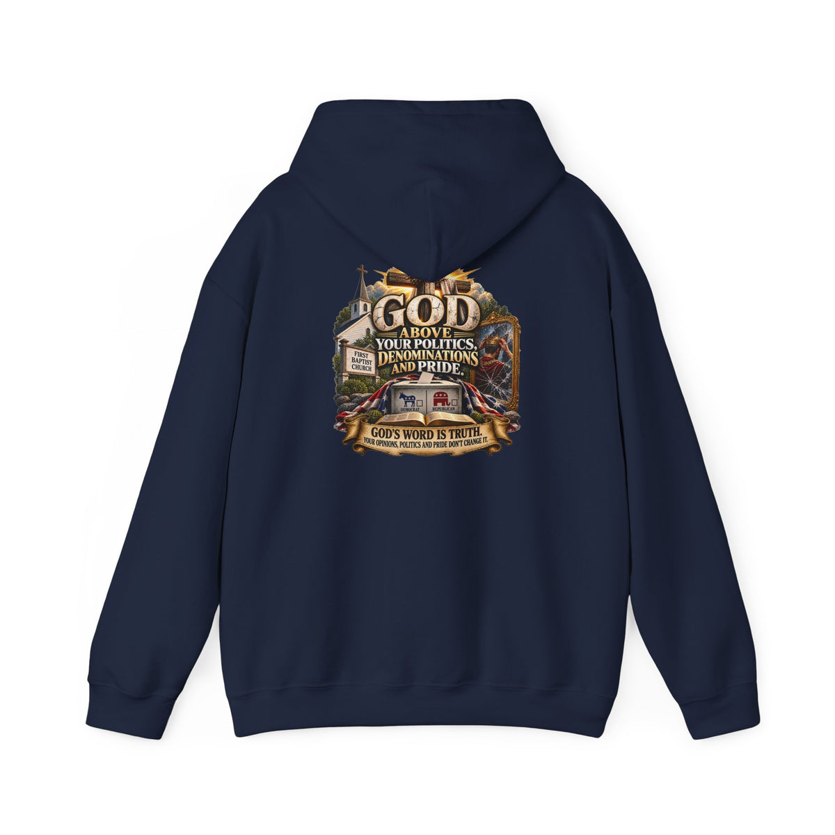 We Follow Jesus Christian Faith Hoodie