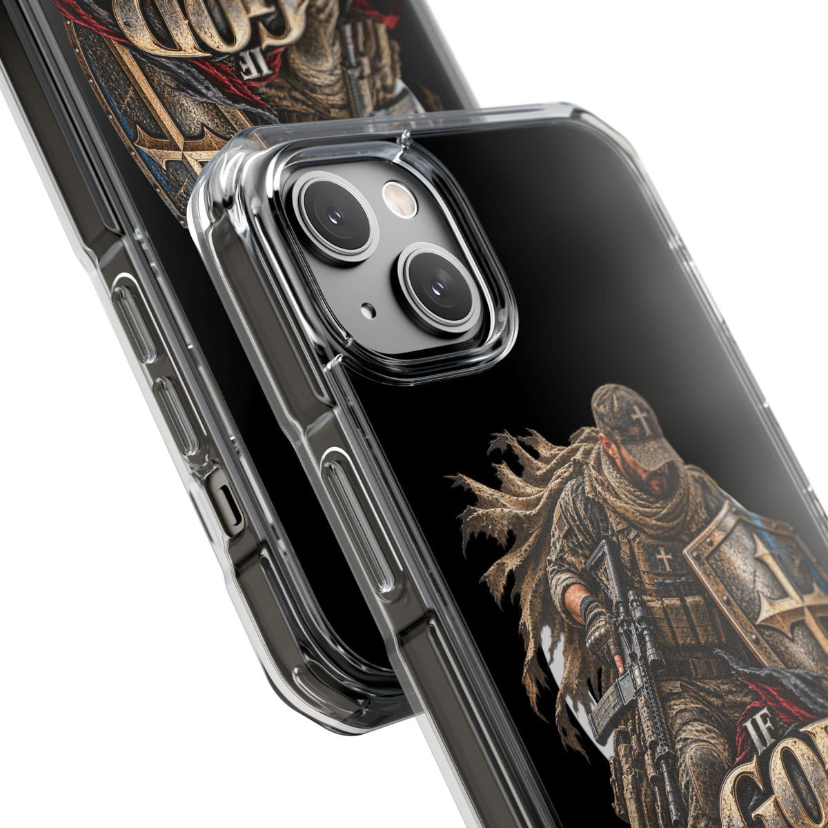 Phone Case – Christian Knight “If God Is for Us” Warrior Armor Design
