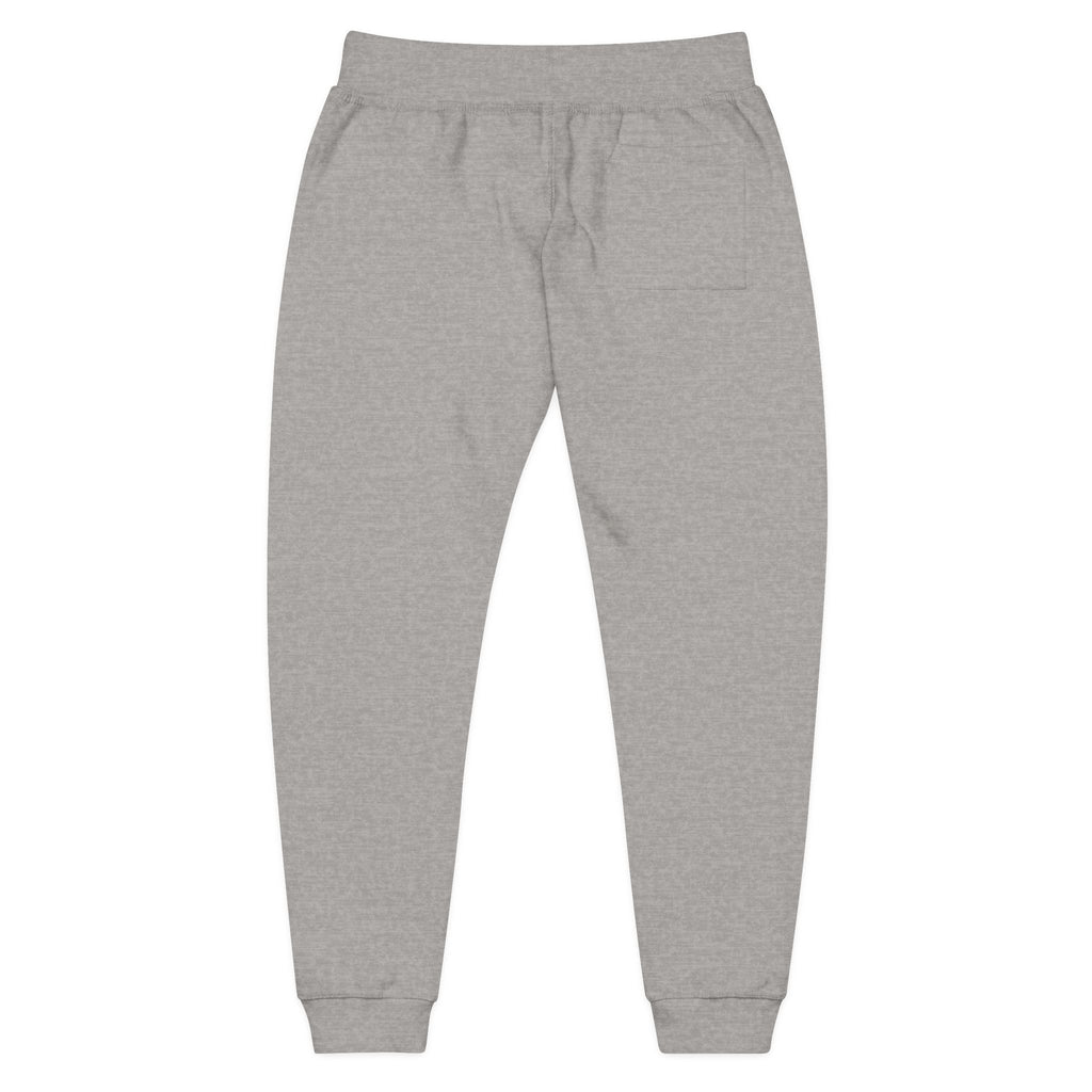 Embroidered Olive Fleece Sweatpants — Floral Patch Comfort Joggers